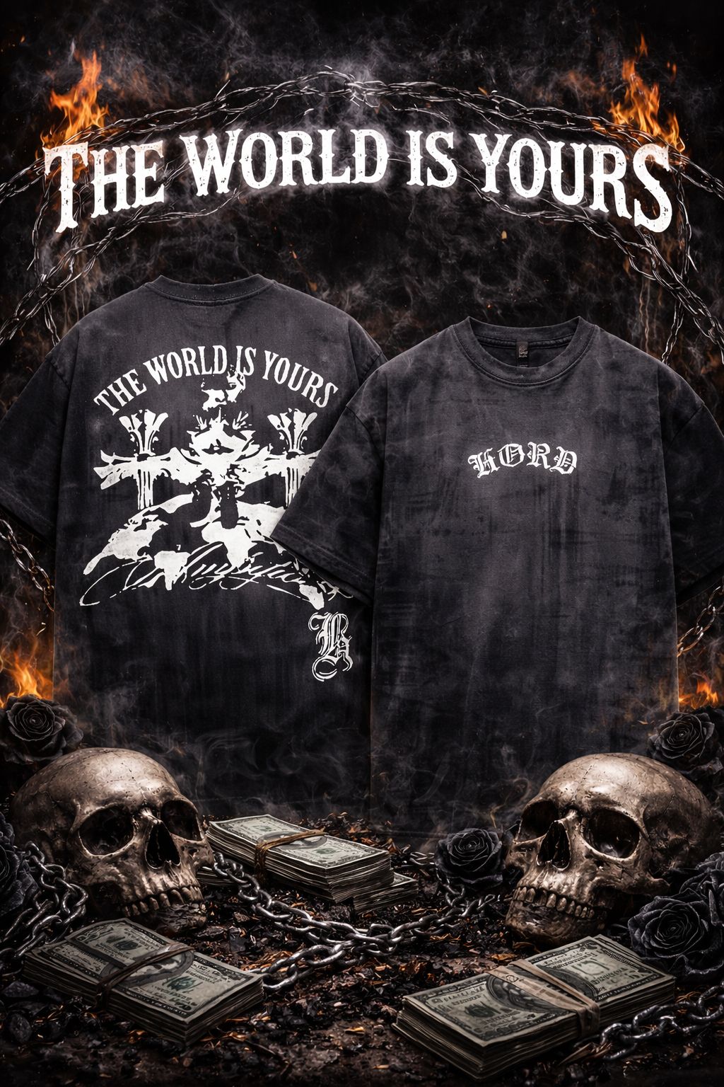 Camiseta THE WORLD IS YOURS ( pré venda )