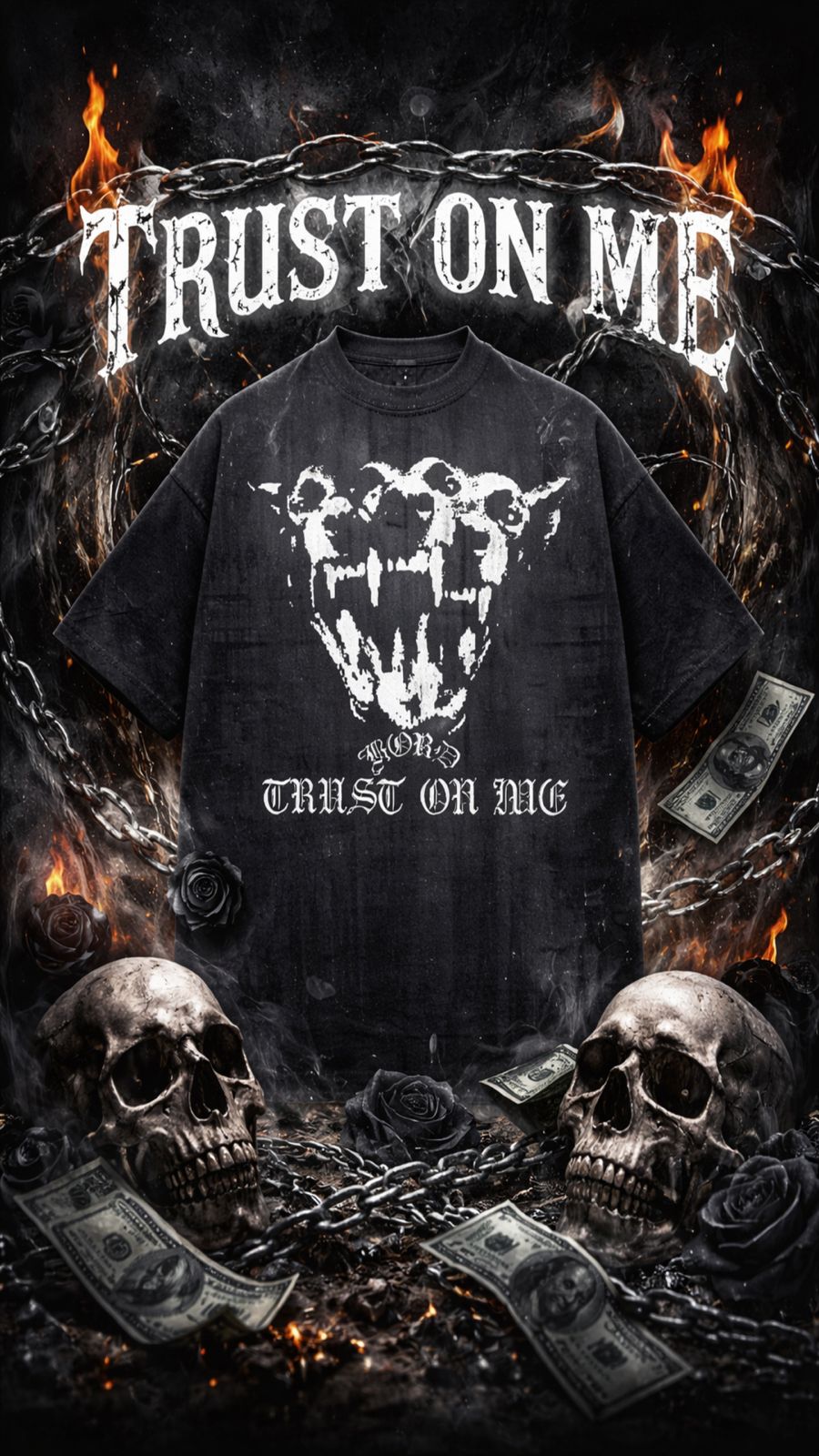 Camiseta TRUST ON ME ( pré venda )